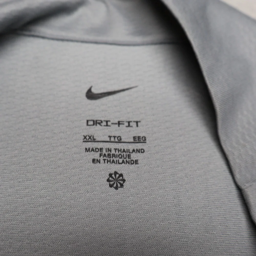 Nike Jacket Mens XXL Grey Epic Knit Dri-FIT Full Zip Training Athletic Gym Jog